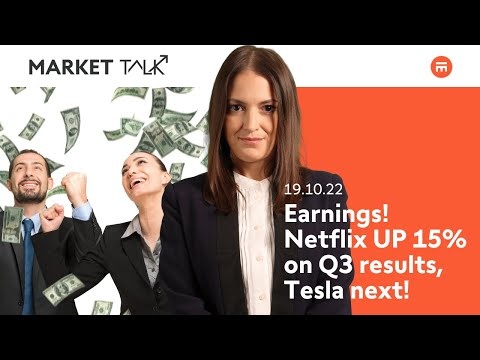 Netflix up 15% on solid subscription growth, Tesla next! | MarketTalk: What’s up today? | Swissquote